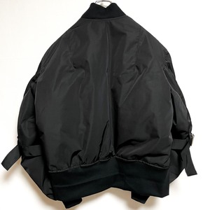 UNFINISHEDボンテージMA-1black