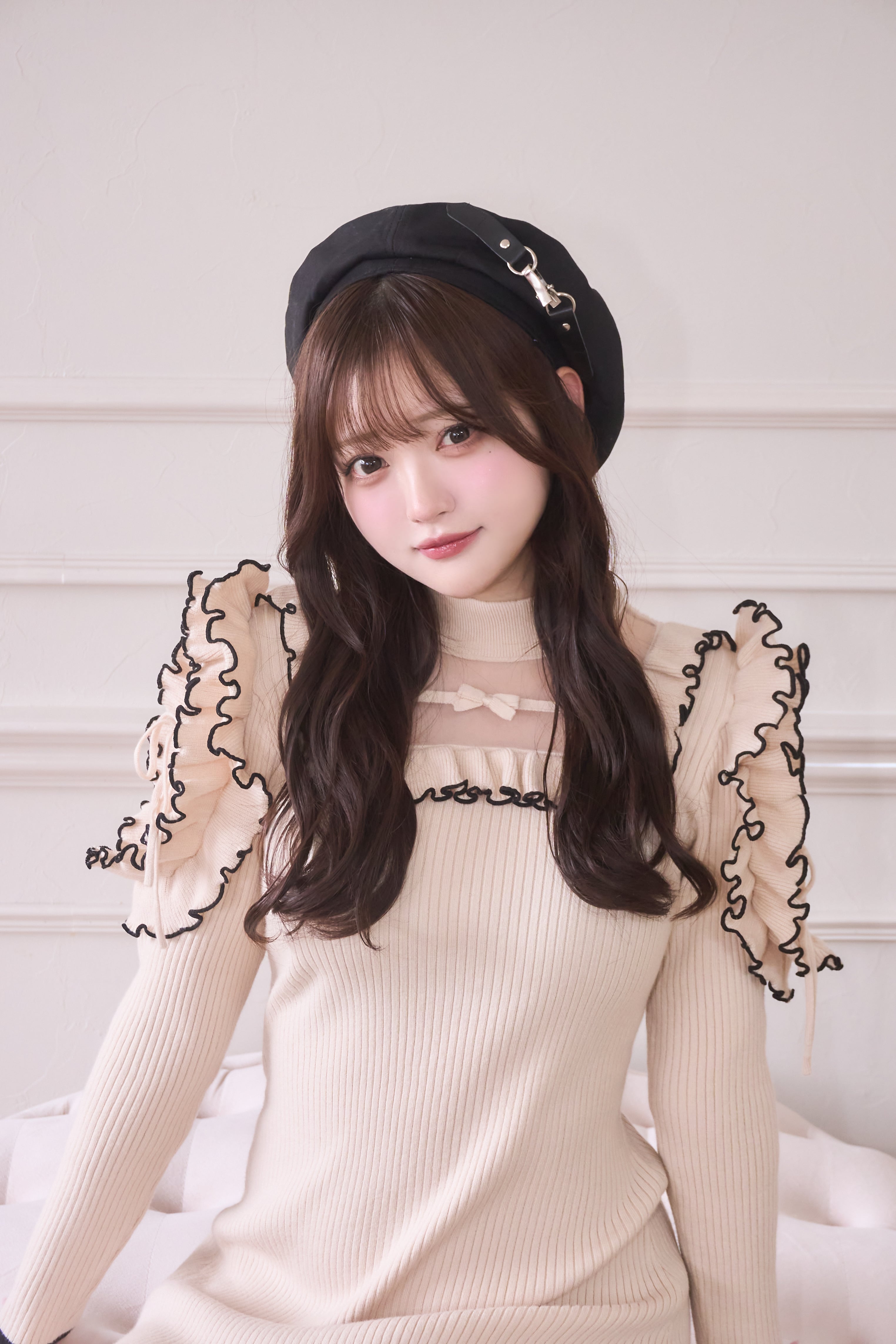 きらきらショルダーフリルワンピース | meltie