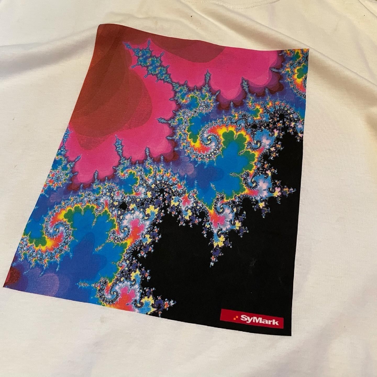deadstock!! s SyMark "fractal art" print T shirt   What'z up