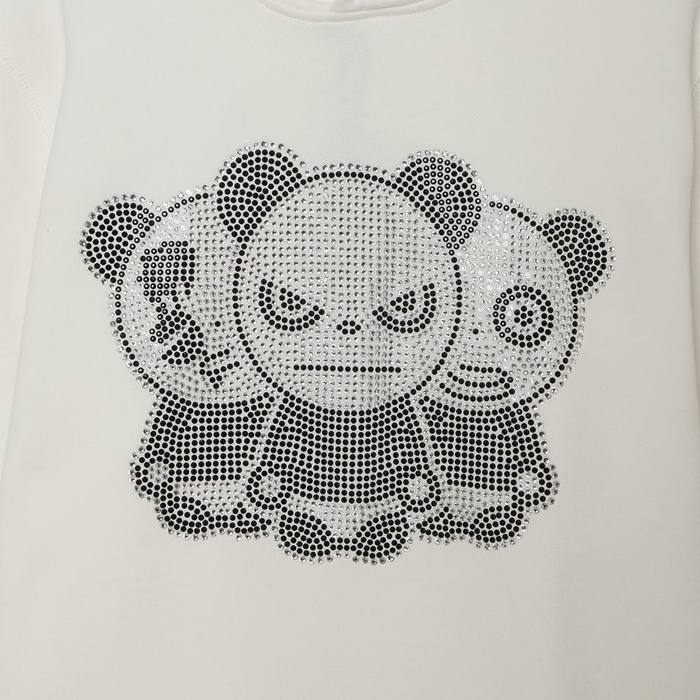 HIPANDA ハイパンダ】メンズ パンダ3兄弟 ラインストーン フーディー