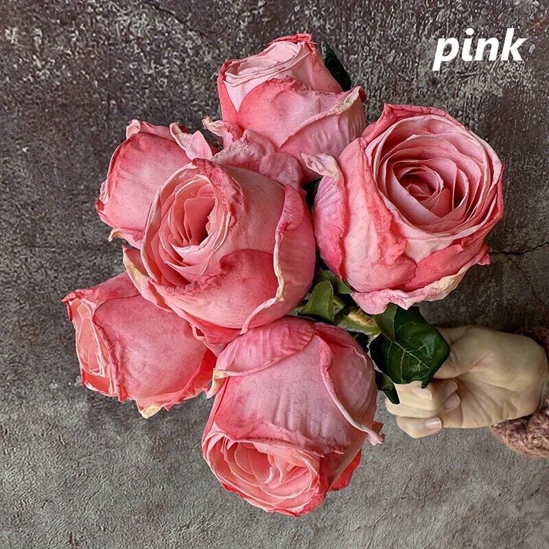 造花 薔薇 バラ 7本セット おしゃれ かわいい インテリア オブジェ