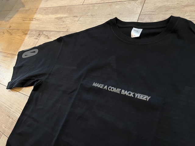 ＦＡＣＴＯＲ Ｘ　COME BACK YEEZY　TEE  black　X　シルバーリフレクト