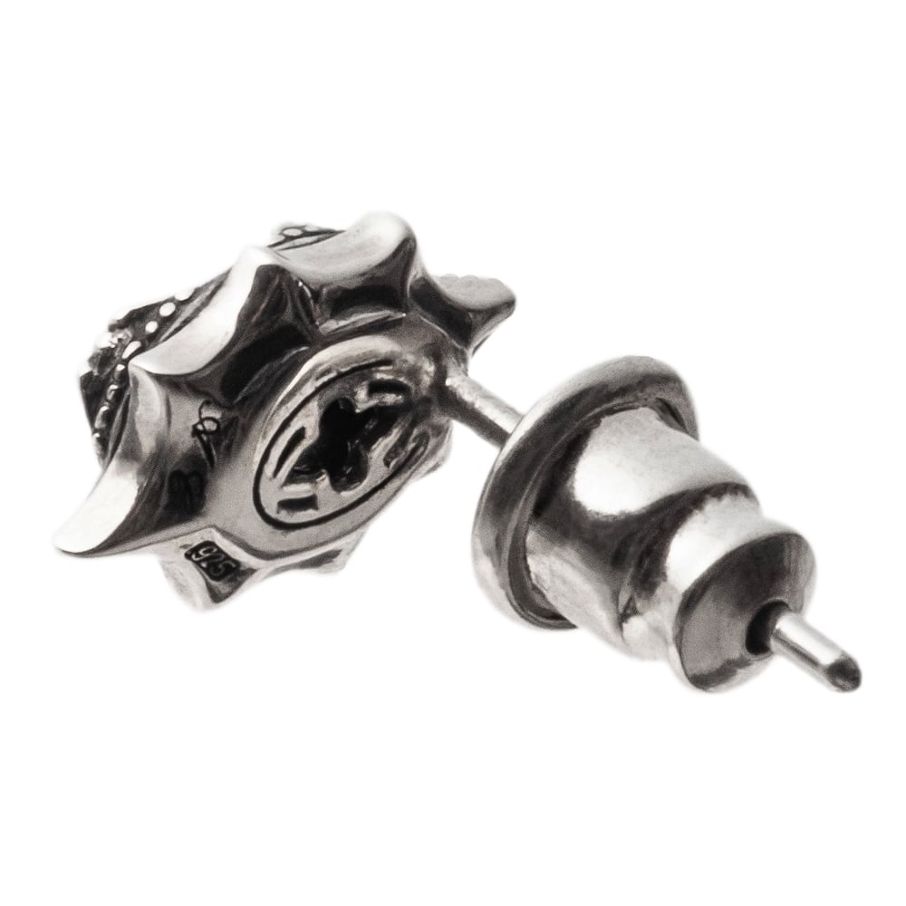 ブラックナイトピアス 片耳用 ACE0190 Black knight earring シルバー