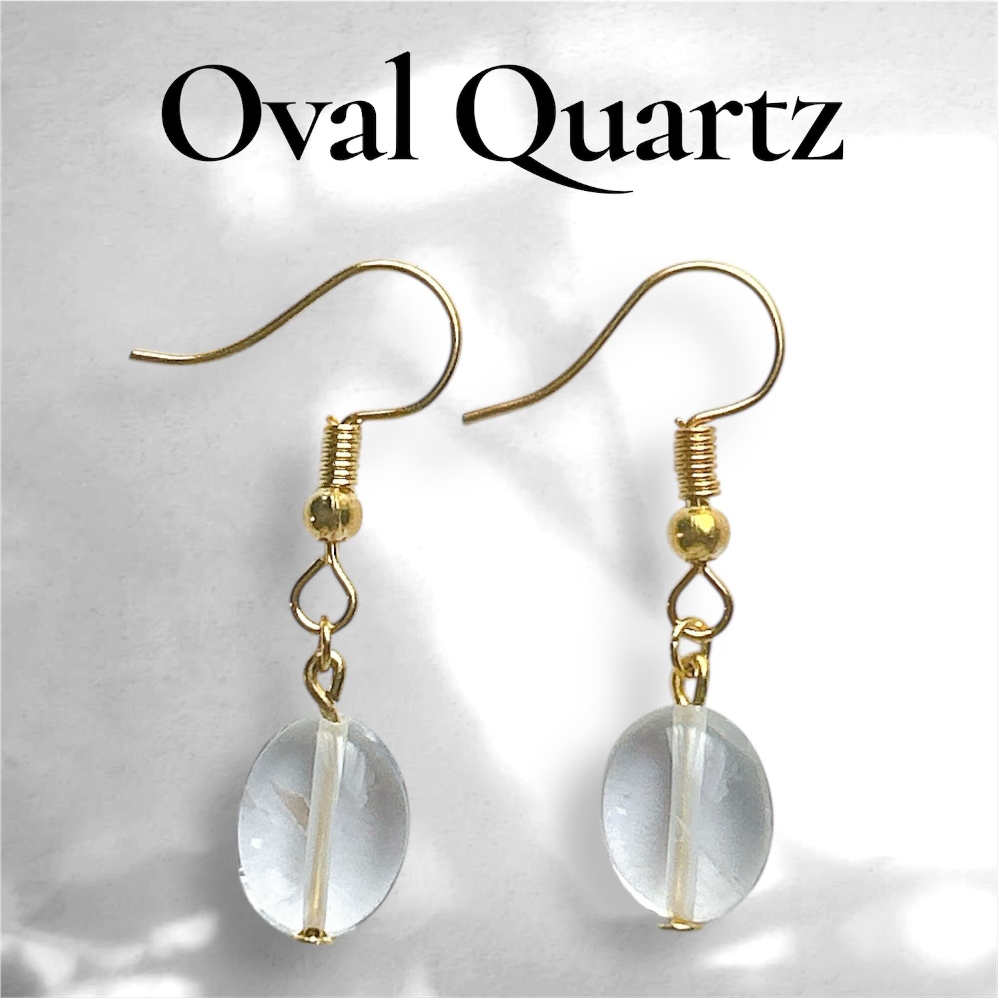 Oval Quartz–オーバル・クォーツピアス
