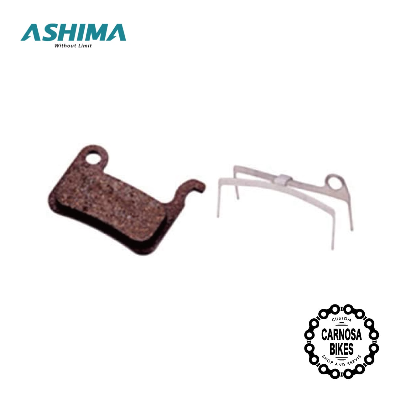 【ASHIMA】ディスクブレーキパッド AD0104-SM-S