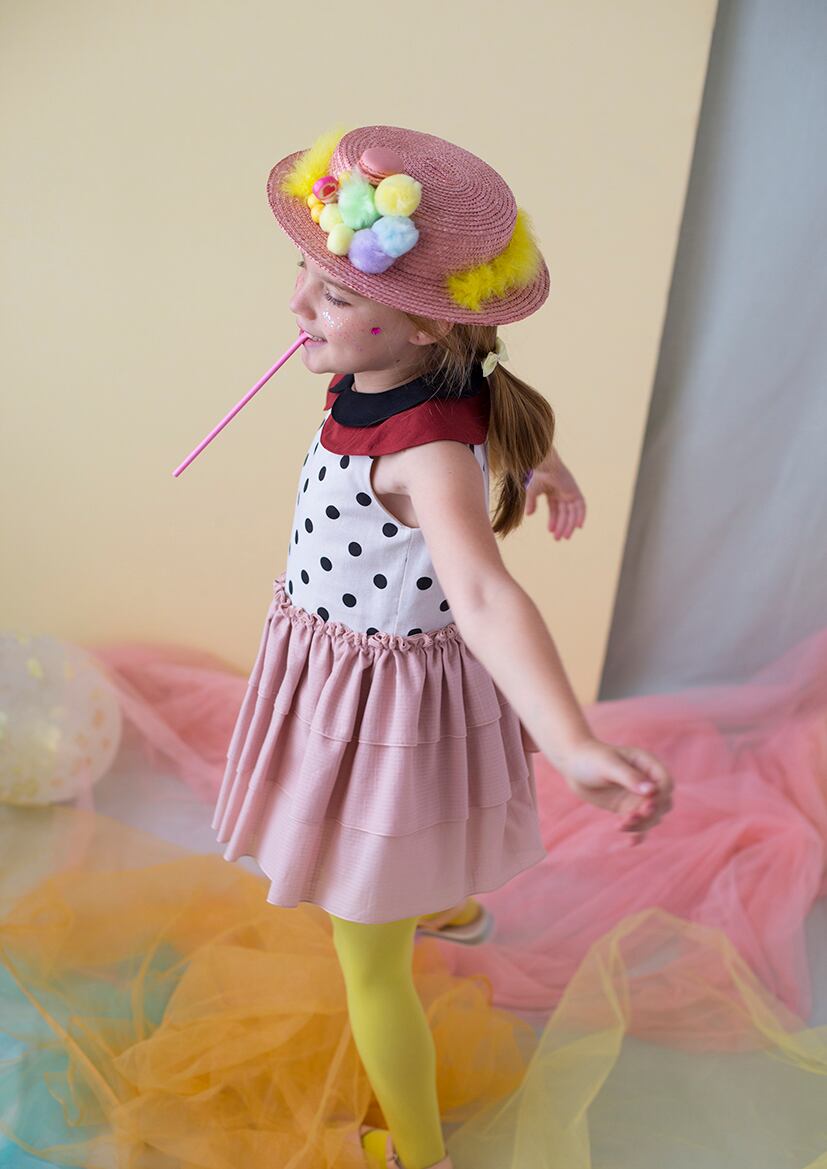 【20SS】ポぺリン　Popelin　double frill dress ワンピース pink [ 18-24m / 3-4y / 5y / 7y  ］ | kobito de punch/コビトデパンチ