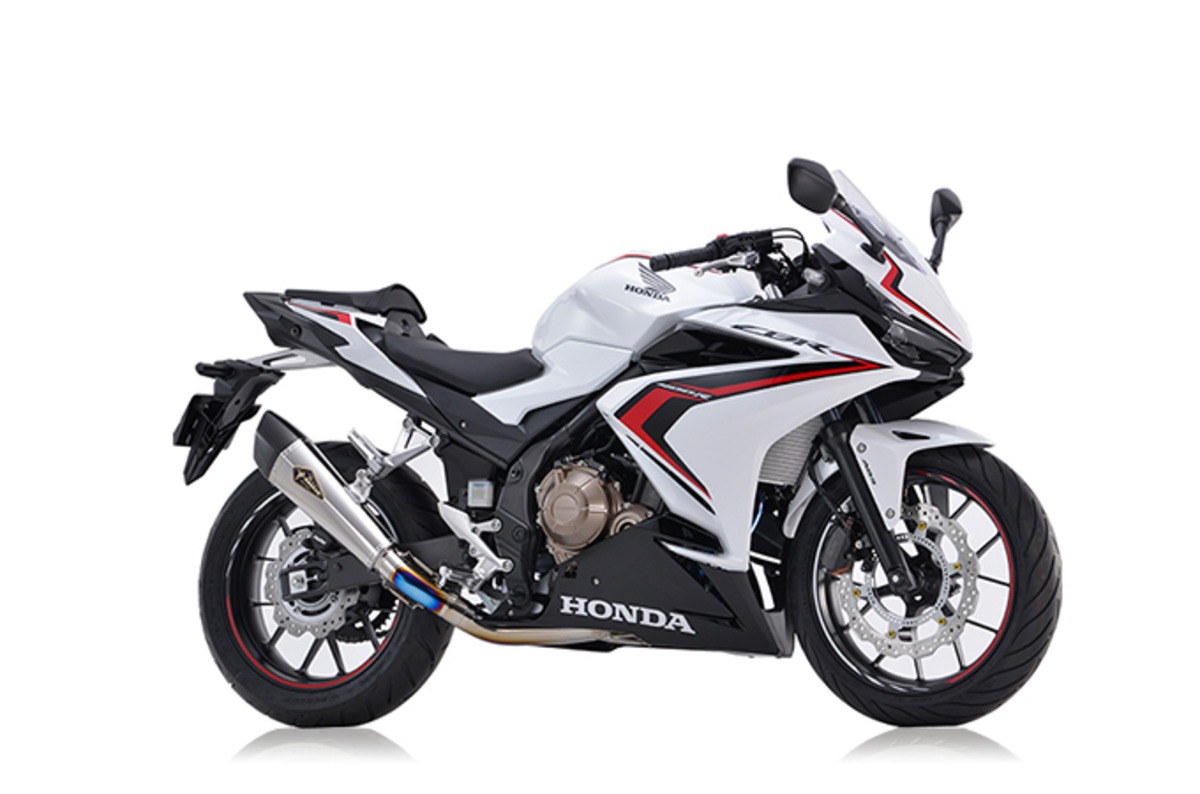 Cbr400r 16 18 19 21 リアルスペック チタンフルエキゾースト シングル Type R チタンポリッシュ Rh41 01rt アールズ ギア オンラインショップ