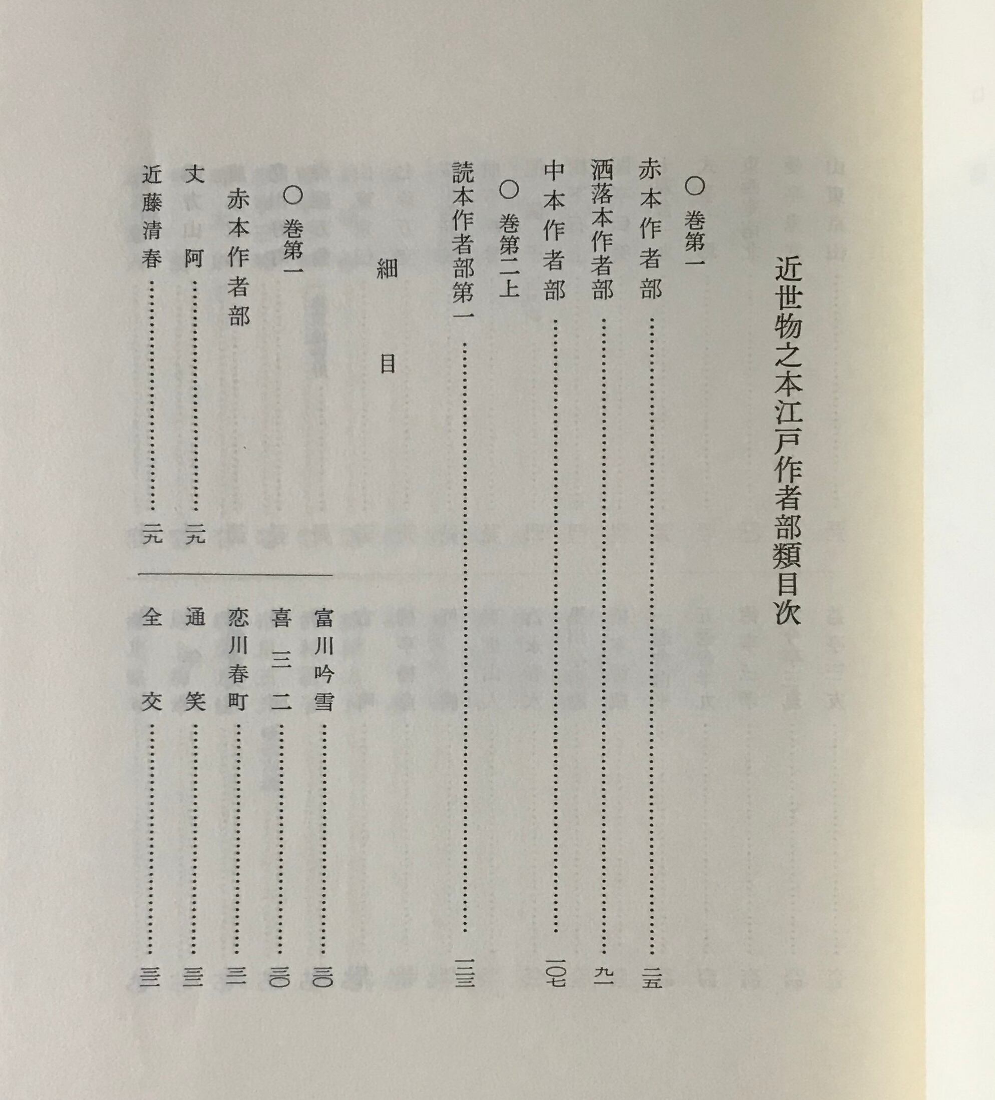 近世物之本江戸作者部類 滝沢馬琴 著 ; 木村三四吾 編 八木書店 | 古  