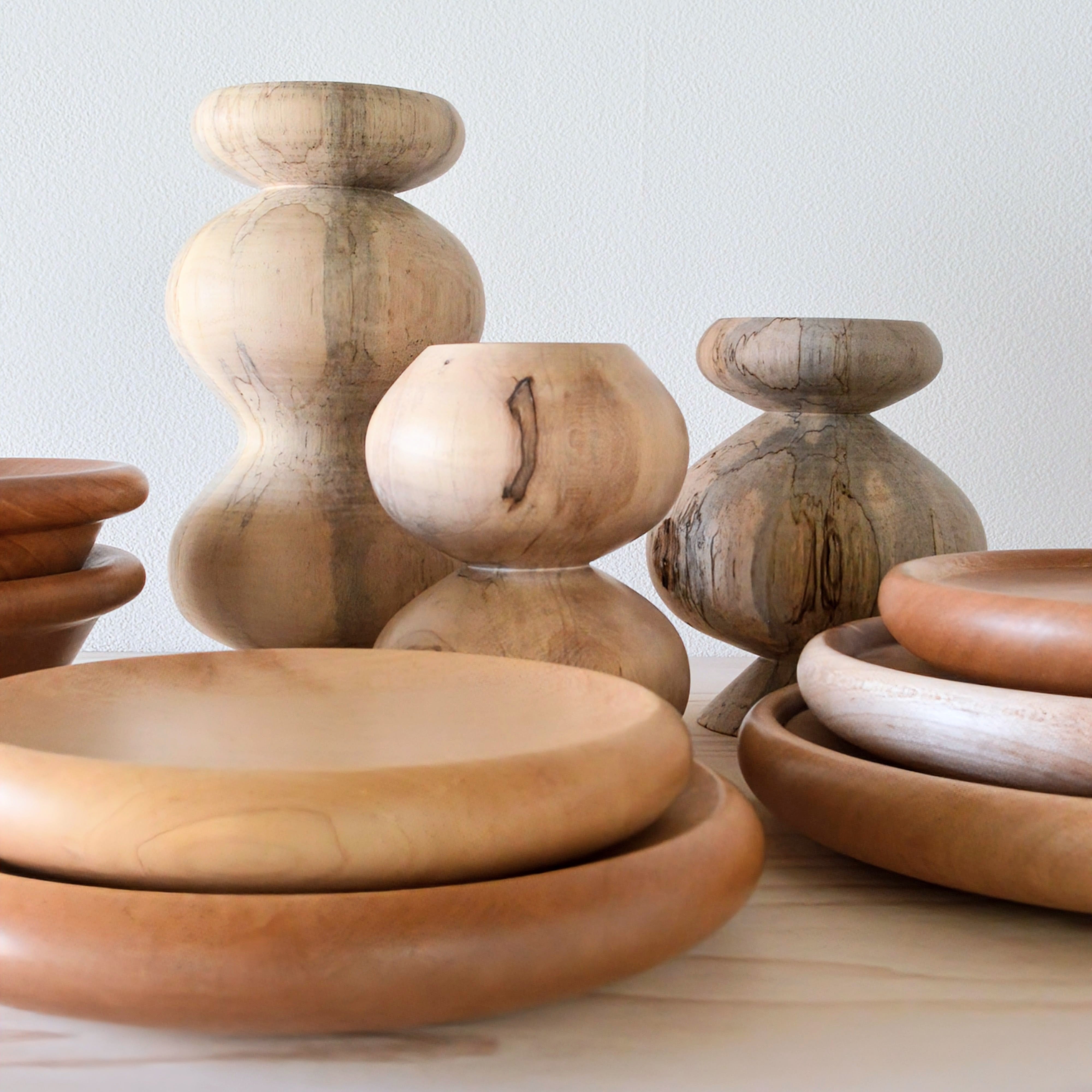 Feine Gesellschaft（High Society） 木製一輪刺し NEW】松澤諒 / 一輪挿し モミジ spalted | MA STORE