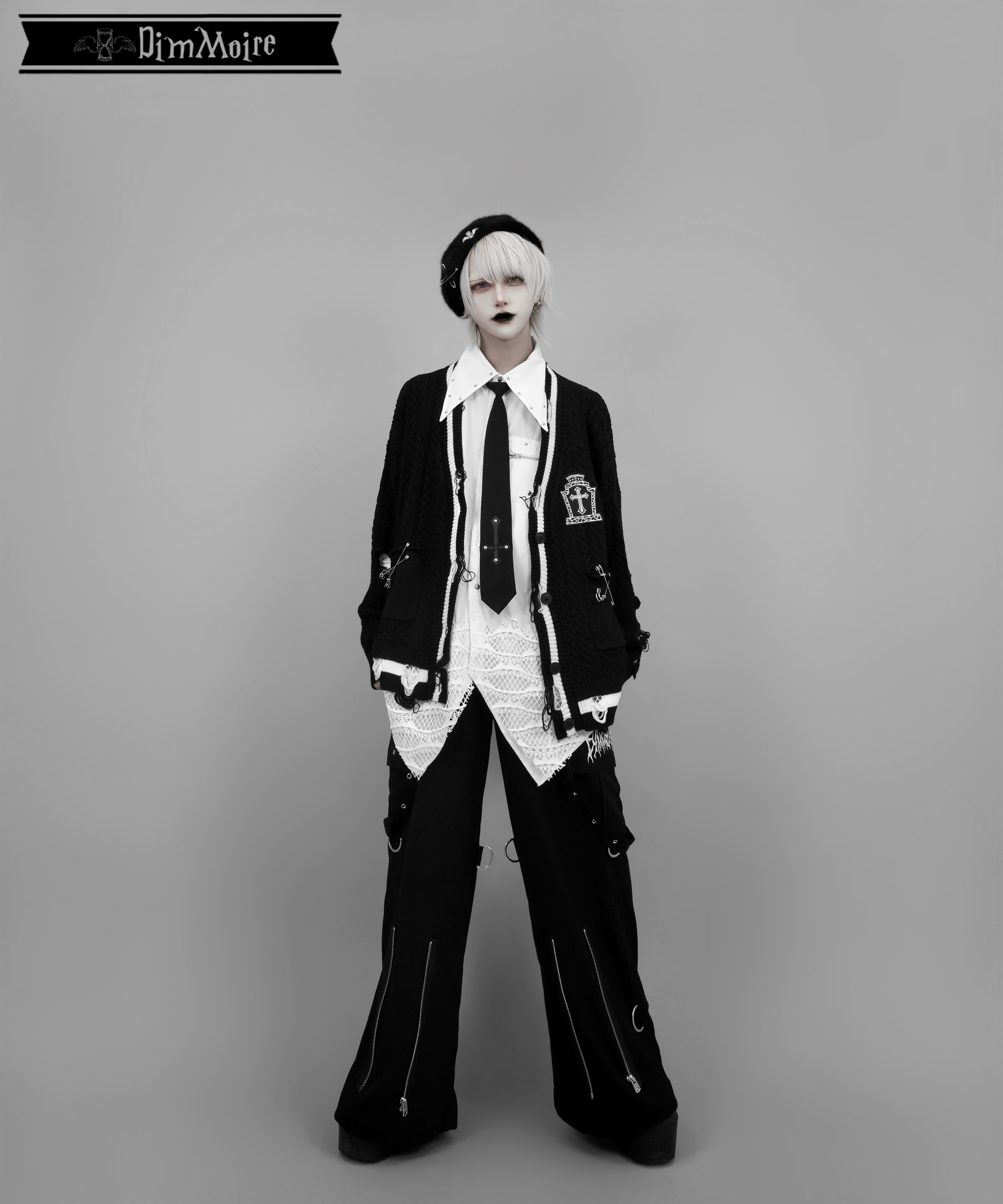 PUNKワイドパンツ【Black】 | DimMoire