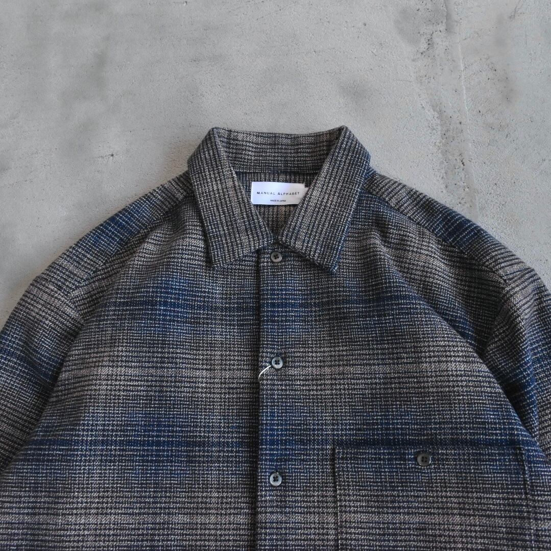 MANUAL ALPHABET | CHECK FLANNEL PATCH SHIRT チェック ネルシャツ