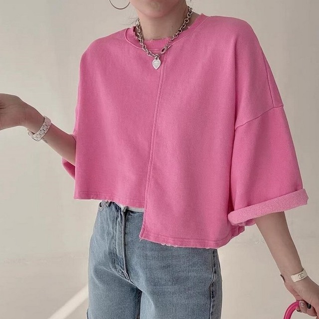 asymmetric pullover　10544