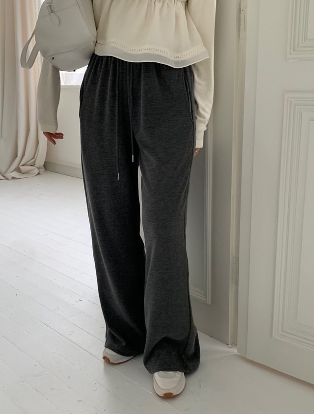 (即納) pretty young thing / Stay banding pants 2color