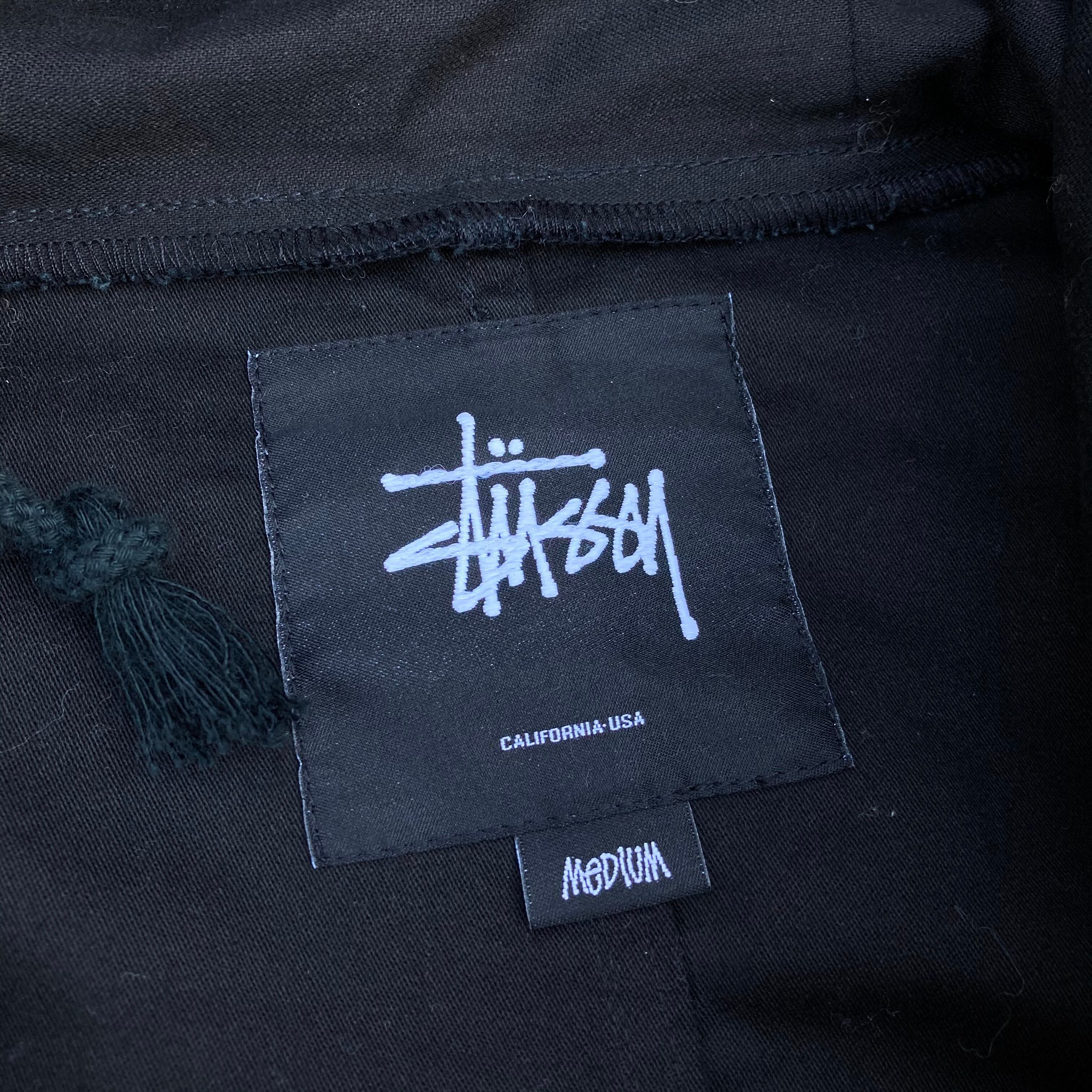 Stussy ステューシー ラクーンファー モッズコート ジャケット M