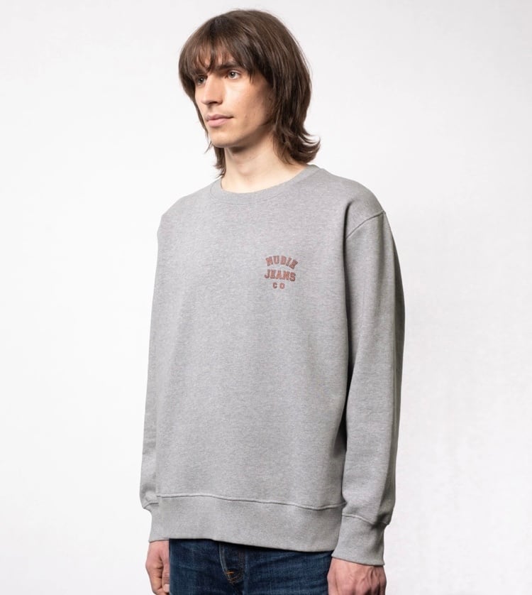 Nudie jeans ヌーディージーンズ 2021Fall Frasse Logo Sweatshirt