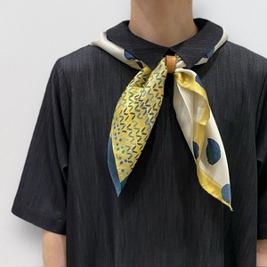 nume scarf with leather ring