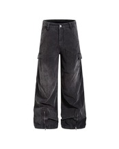 【限定入荷】ジップヘムワイドカーゴデニム(OR-H6673)