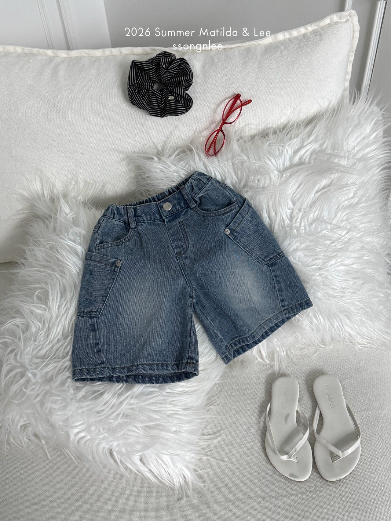 [Matilda&Lee] Add pocket denim shorts / [마틸다앤리] 포켓데님반바지추가