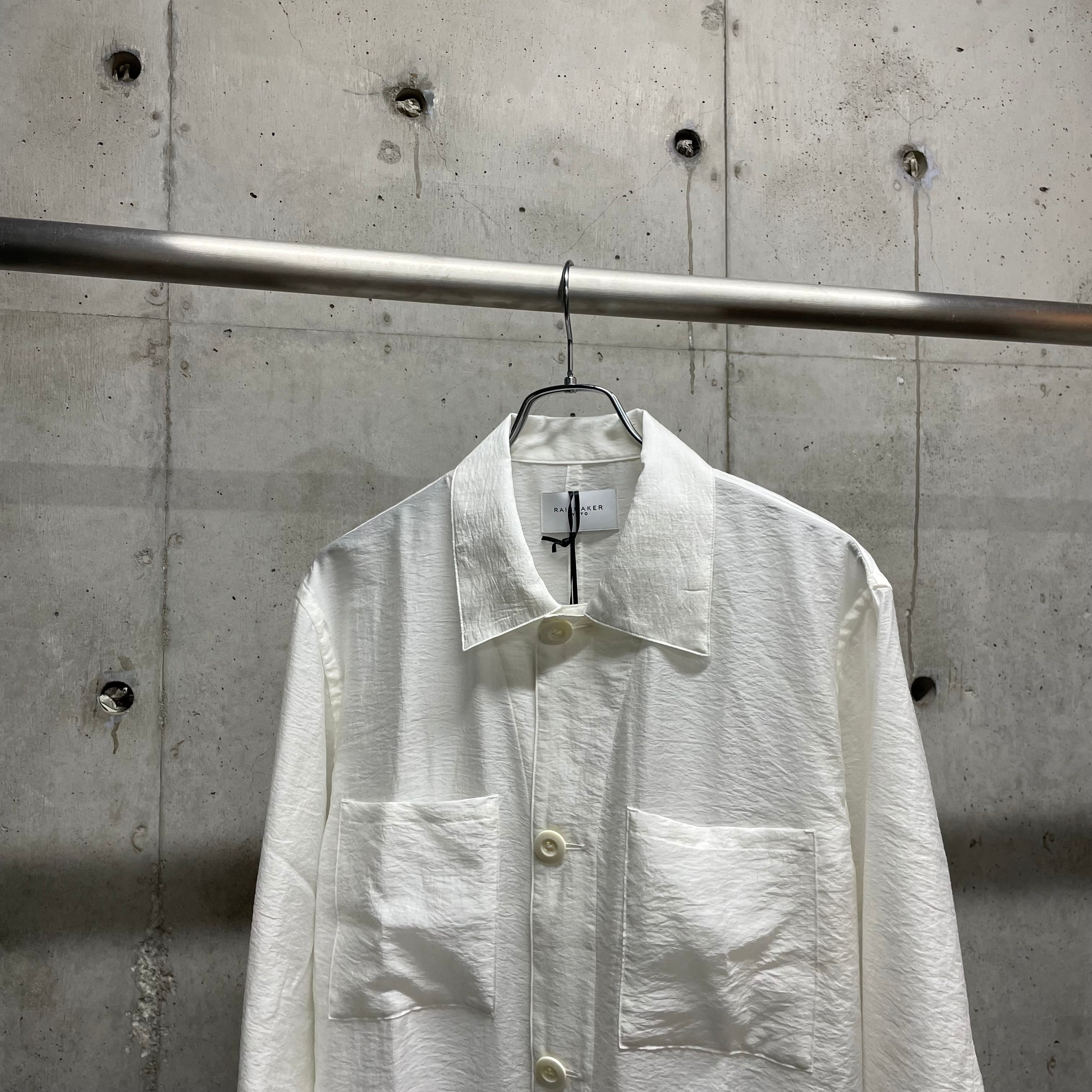 RAINMAKER】ETHEREAL WORK SHIRT_WHITE | marfa store
