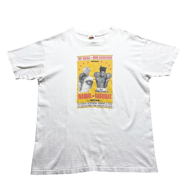 vintage 1990’s~2000’s “WARHOL BASQUIAT” print tee