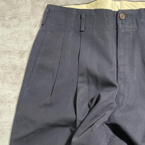 90s Christian Dior MONSIEUR navy slacks 詳細写真6
