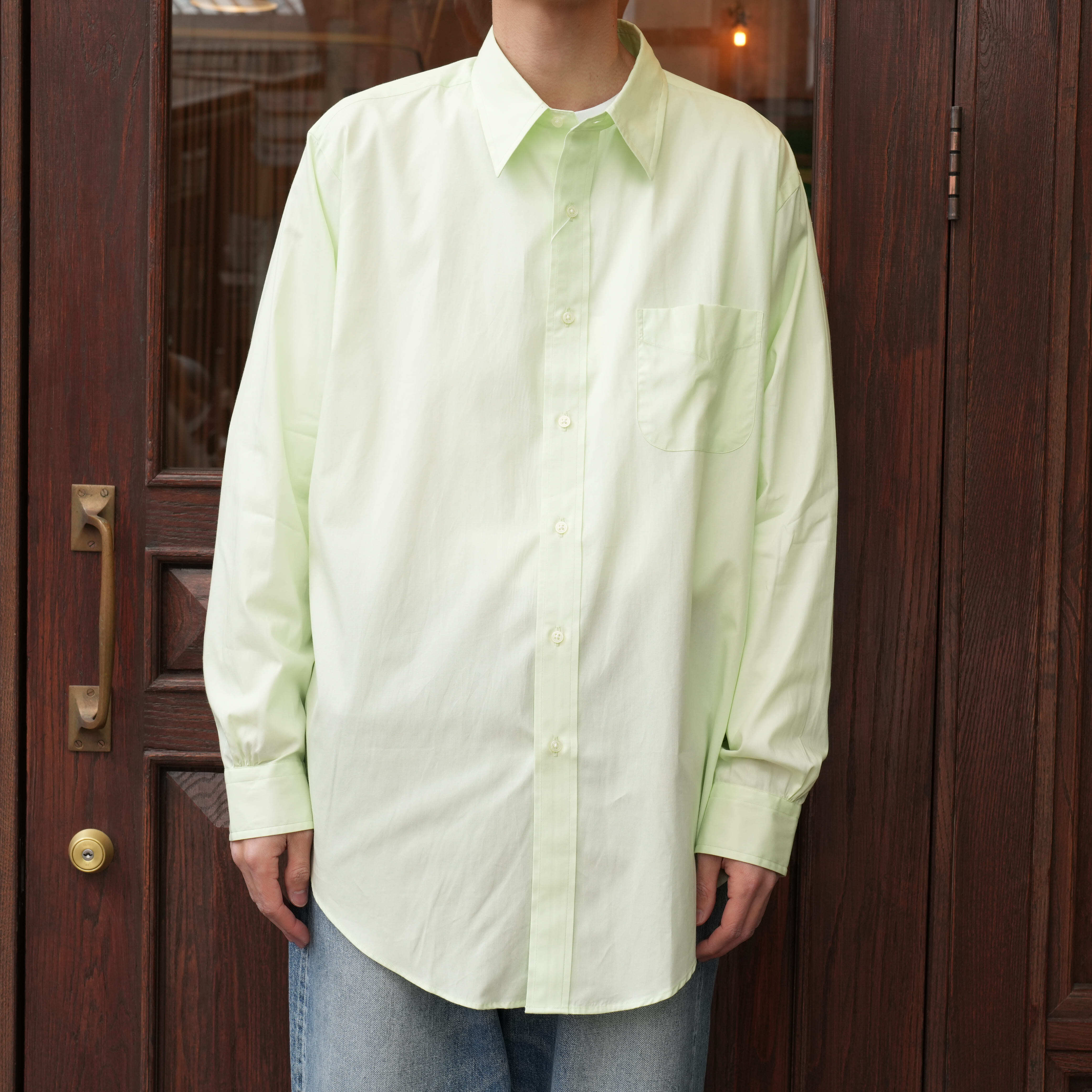 トップス FOUNDOUR 25SS REGULAR COLLAR SHIRT FOUNDOUR (ファウンダ) 25SS 