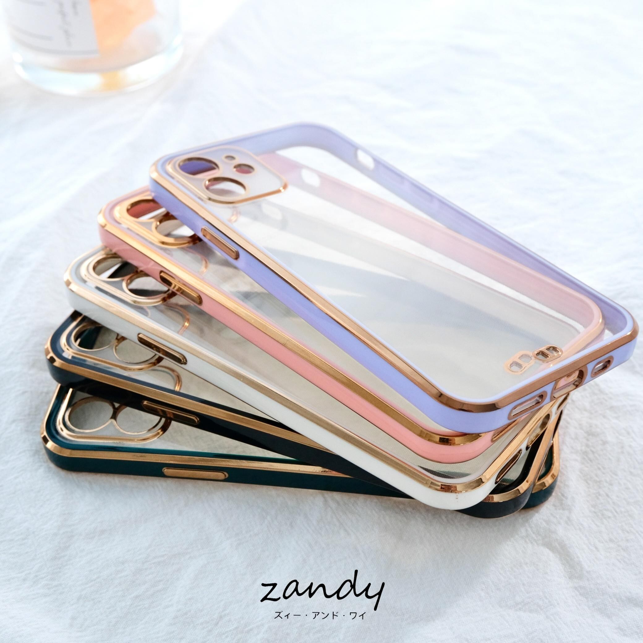 フレームカラーiPhoneケース】フレームカラークリアケース | zandy