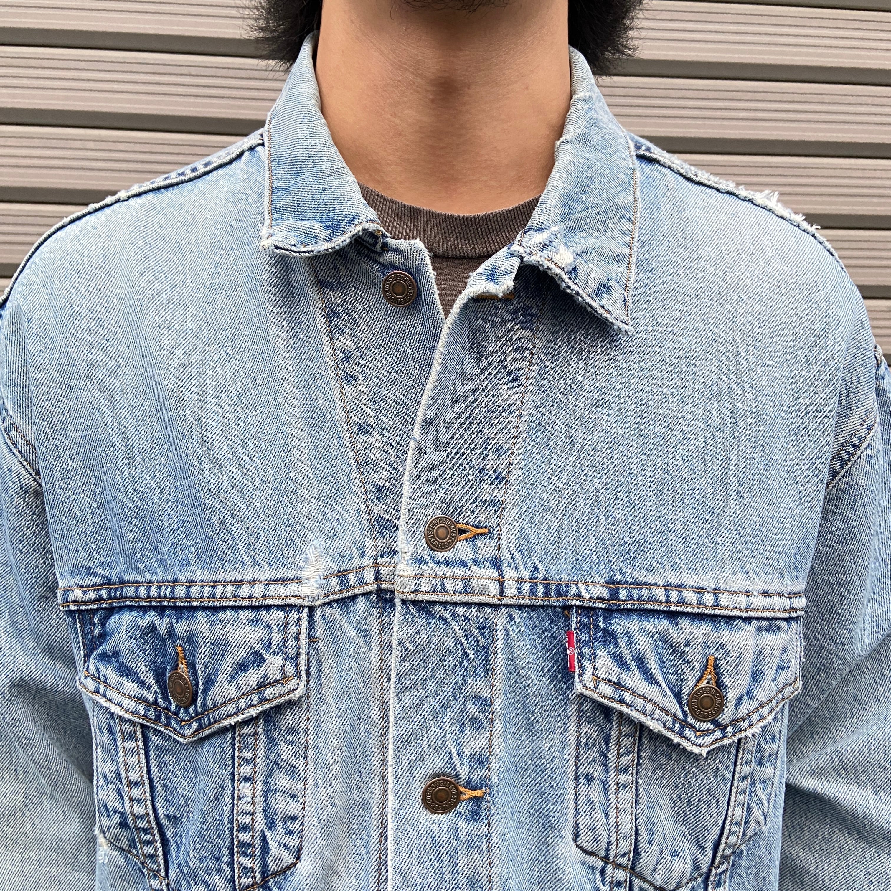 00年代 ビンテージ Levi's リーバイス 70507 デニムジャケット メンズL