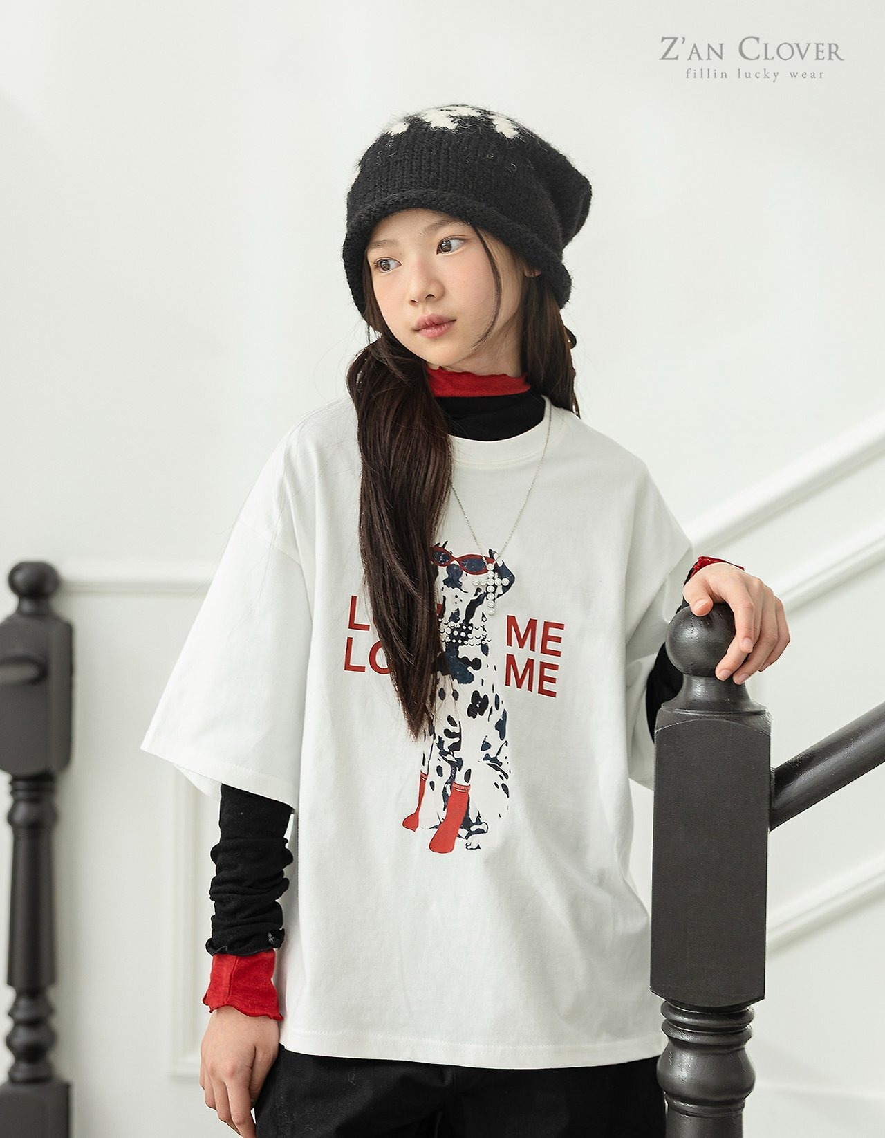 ZAN CLOVER［取寄］love dalmatian tee 26winter