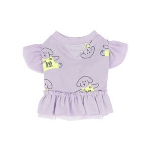 10yrs Young Dog Frill Top Violet / monchouchou