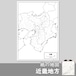 近畿地方の紙の白地図