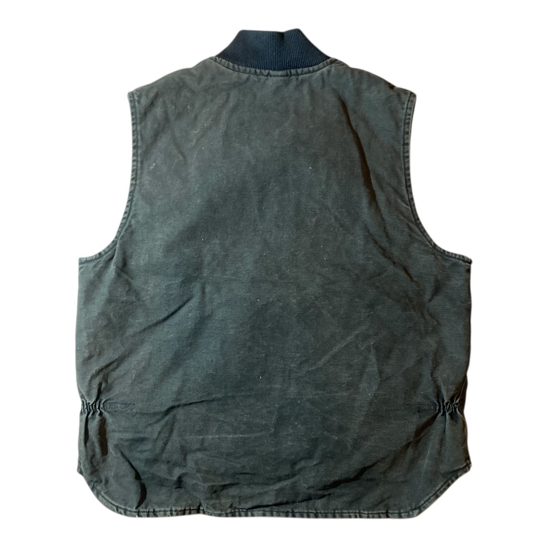 F197】carhartt duck vest Black / カーハート ダックベスト ブラック