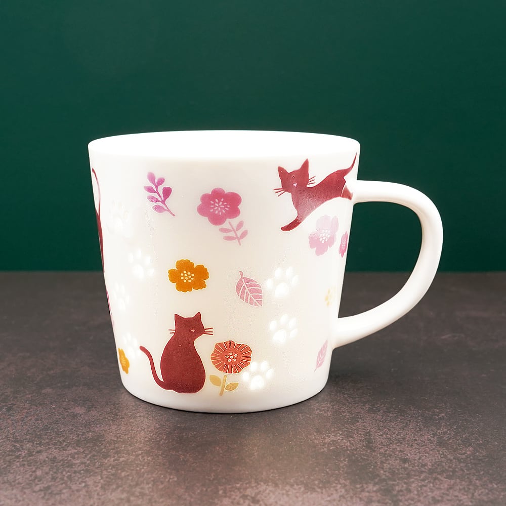 猫マグカップ(透かし肉球マグネコ) | マスノヤ衣料品店・マスノヤ猫雑貨店