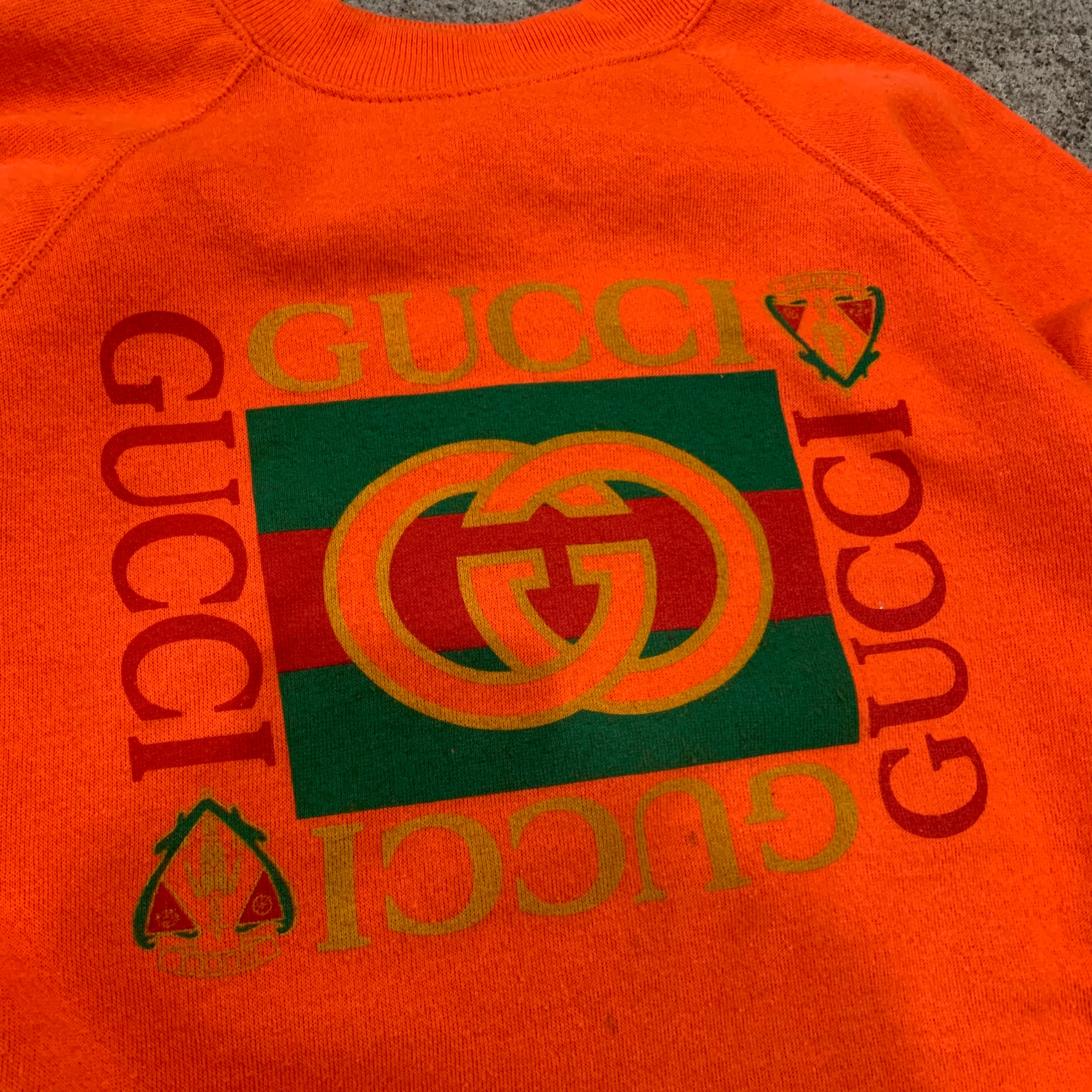 90s bootleg GUCCI sweat | What'z up