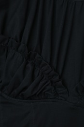 Gathered short sleeve top