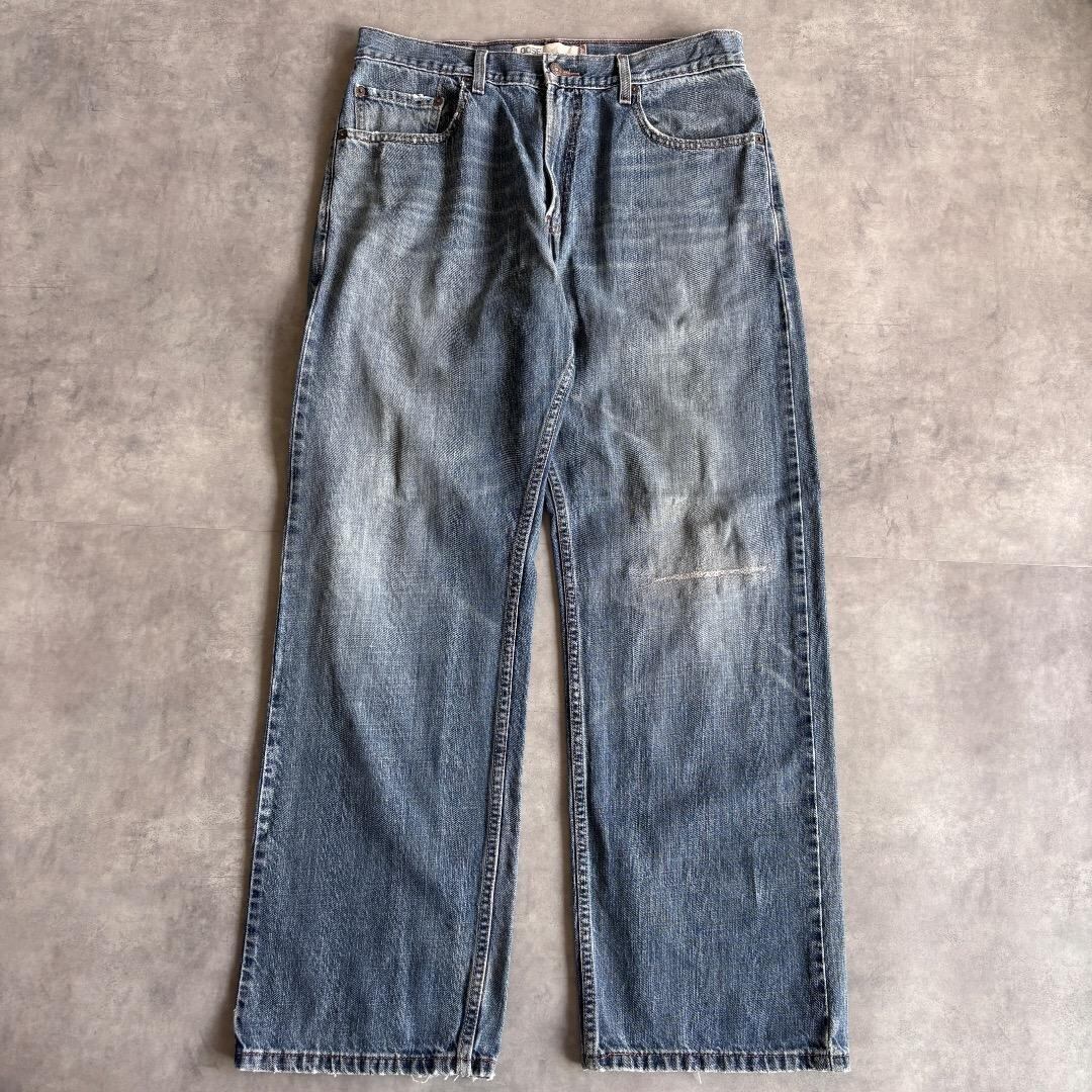 リーバイス569 Levis W33 ブルーデニム 青 00s ヒゲ 16870