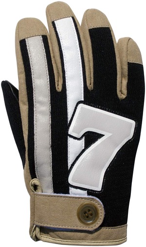 【特価処分】ダムトラックス(DAMMTRAX) バイク用キッズグローブ KIDS GLOVE 7 (キッズ グローブ セブン) ブラック フリーサイズ -