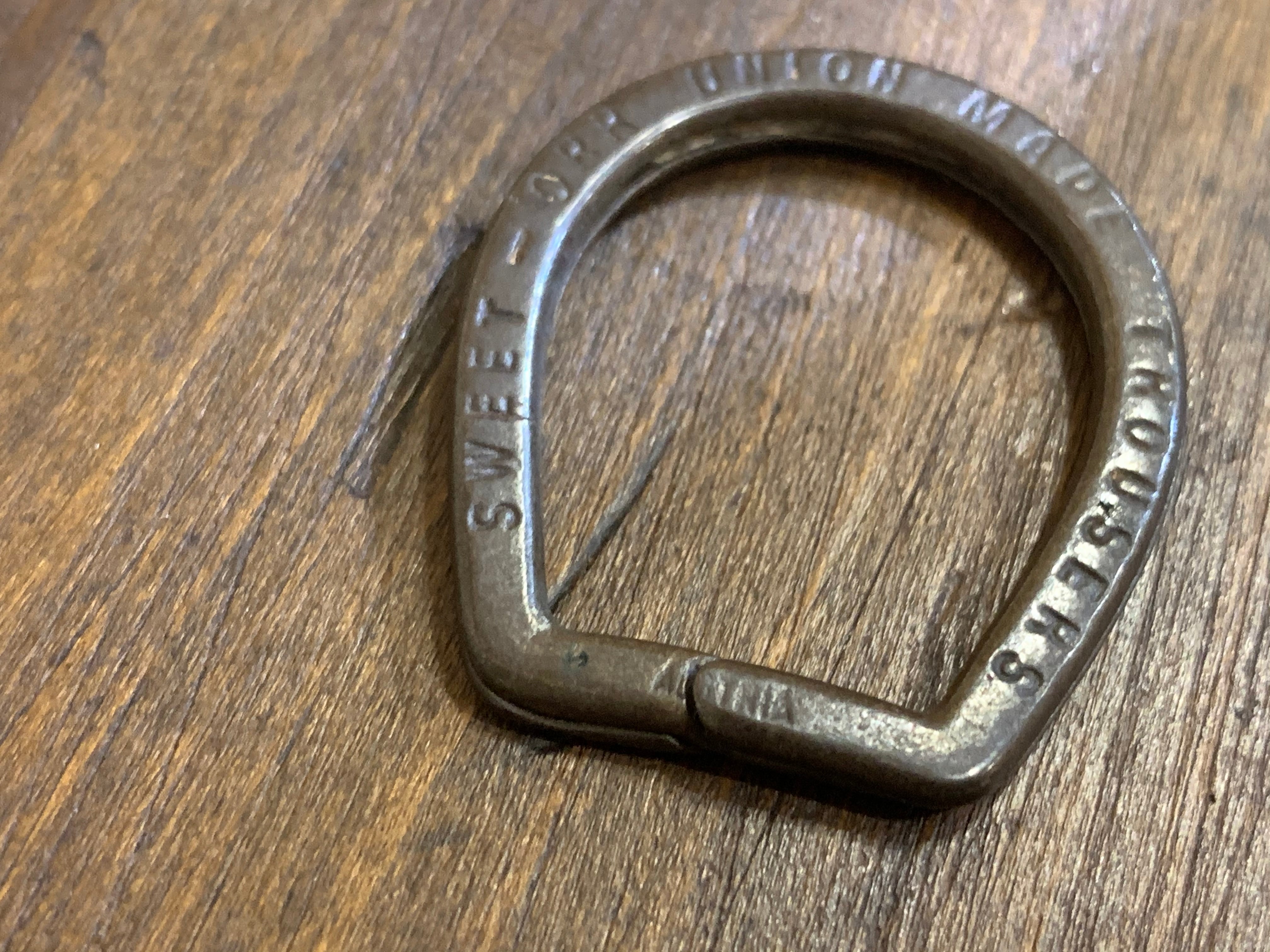 SWEET ORR スウィートオール Horseshoe Advertising Key Ring Vintage