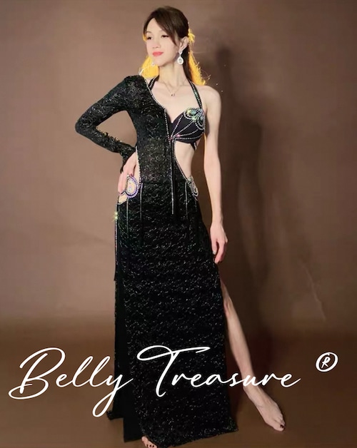 黒ベリーダンス衣装 Bellydance Costume | Belly Treasure®︎
