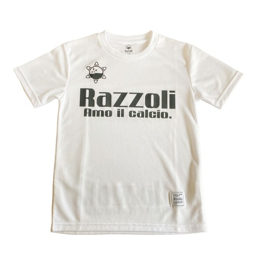 Razzoli　ジュニア　プラシャツ　WHITE（RZZKS01）