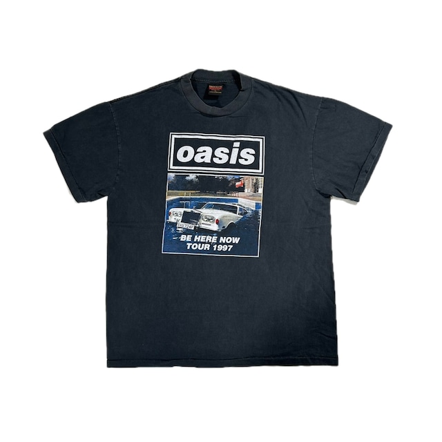 11322 oasis ロックTシャツ バンドT 半袖 両面プリント XL