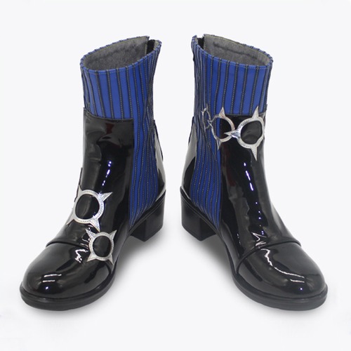 コスプレアイテム にじさんじ VTuber 風 星導ショウ 通常衣装 ショート ブーツ 靴 ★受注品★