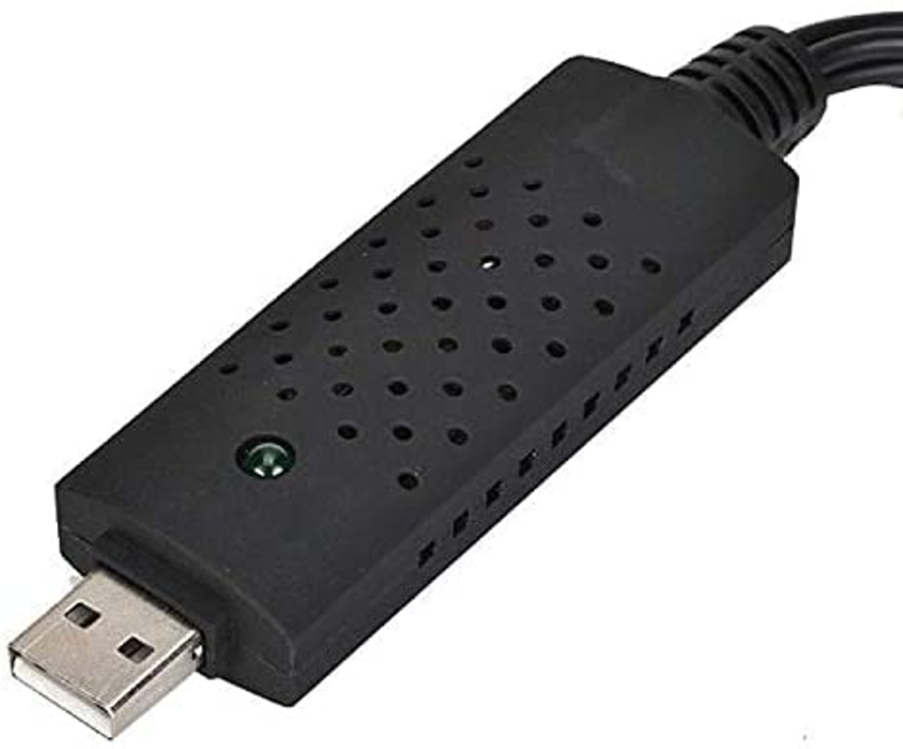 USB2.0接続 キャプチャー キャプチャーボードgv-usb2 RCA for PAL or NTSC DVD VHSテープ カメラ ビデオ ゲーム機 ダビング パソコン取り込み キャプチャーケーブル Windows 2000 / XP/Vista/Win 7/8/8.1/10対応 dvd パソコン 保存 (BLACK)