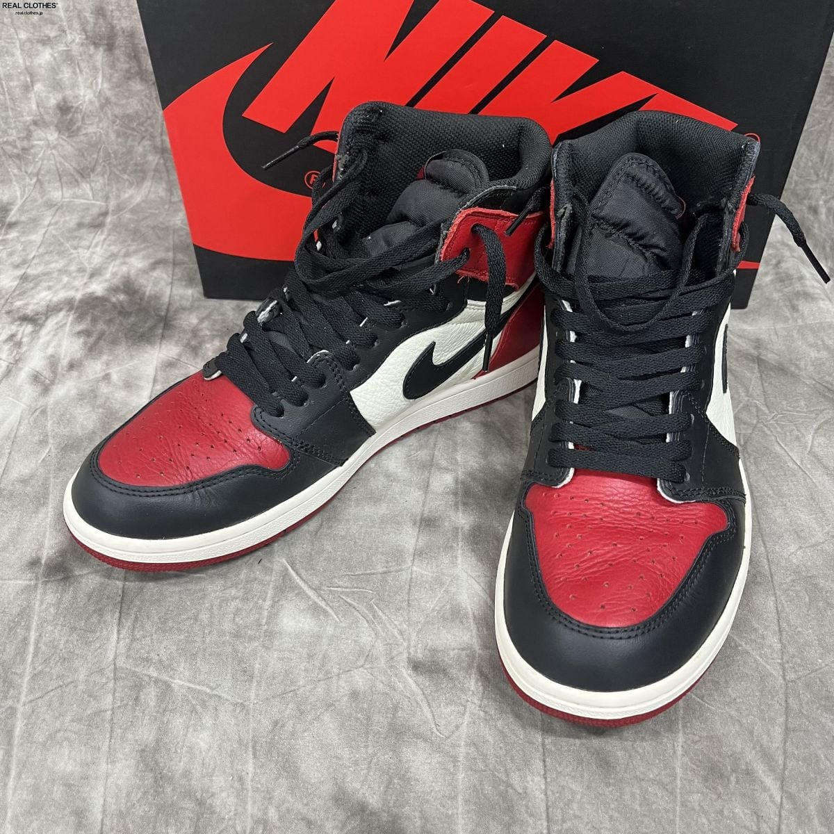 NIKE AIR JORDAN 1 HIGH BRED TOE ナイキ