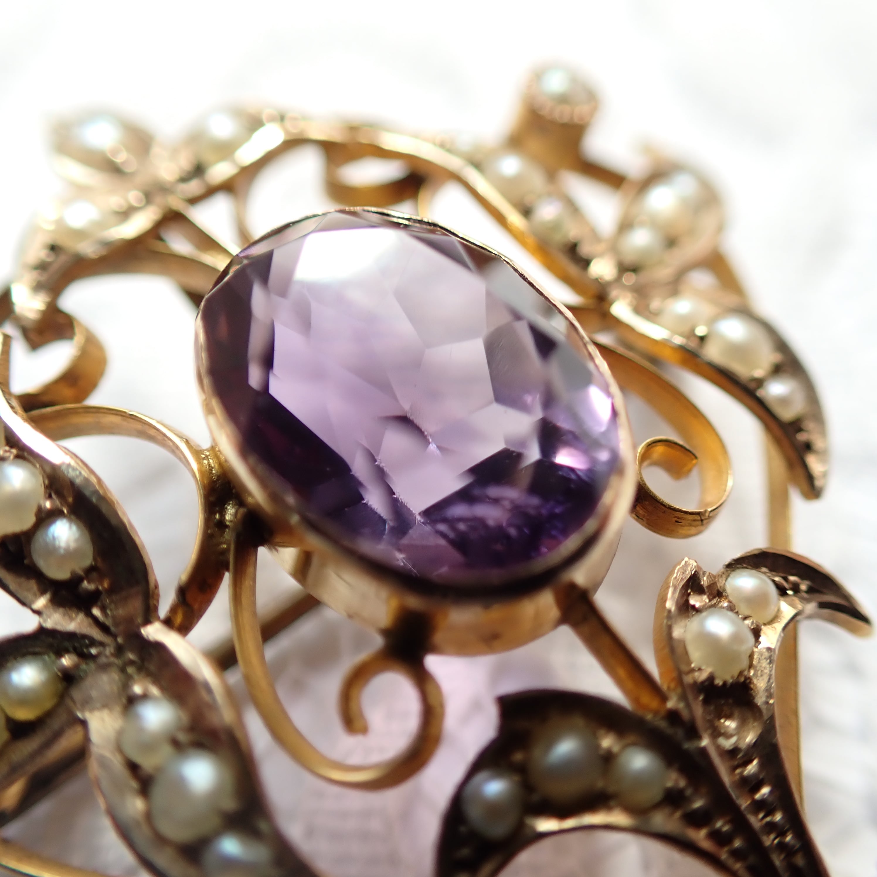 DP00112 イギリス アンティーク アールヌーボー デザイン 2way