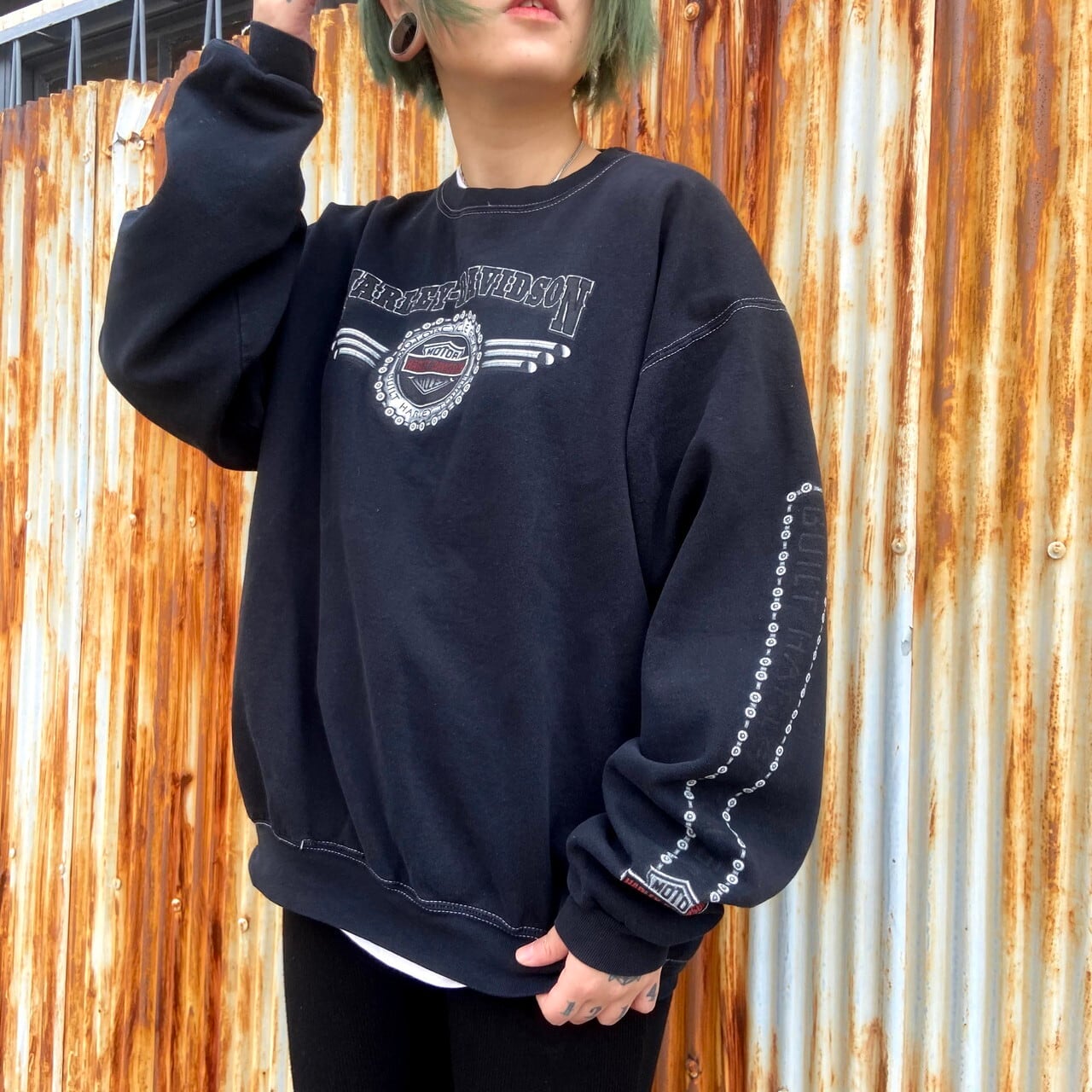 Original 後染め ブラック ハーレーダビッドソン バックロゴ 袖プリント スウェットパーカー メンズxl 古着 トレーナー Harley Davidson バイク モーターサイクル 黒 パーカー Cave 古着屋 公式 古着通販サイト Original 後染め ブラック ハーレーダビッドソン バックロゴ 袖プリント スウェットパーカー メンズxl 古着 トレーナー Harley Davidson バイク モーターサイクル 黒 パーカー Cave 古着屋 公式 古着通販サイト