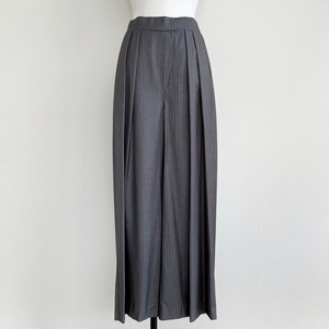 〈SELECT〉ペンシルストライプワイドパンツ a99-019-ST