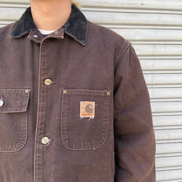 00s Carhartt ダックチョアコート C02DKB カバーオールジャケット M