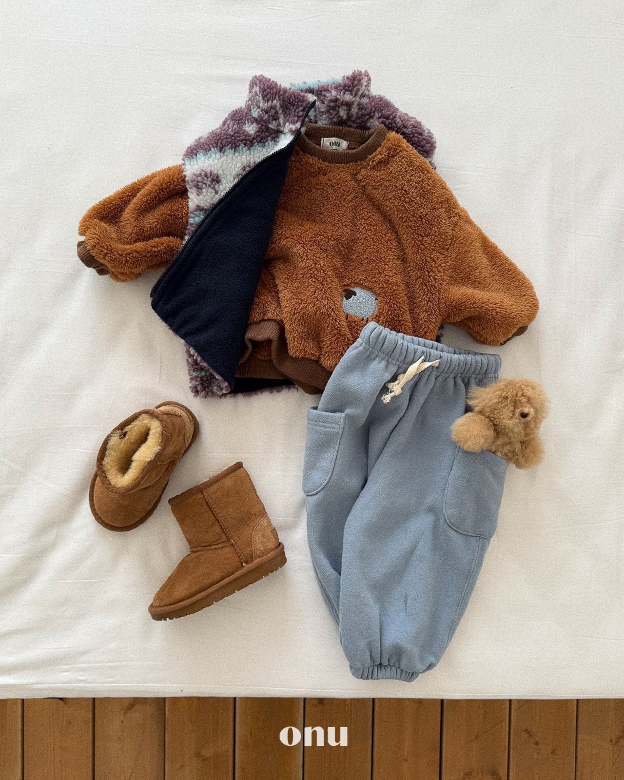 ONU［取寄］fleece patch mtm 26winter