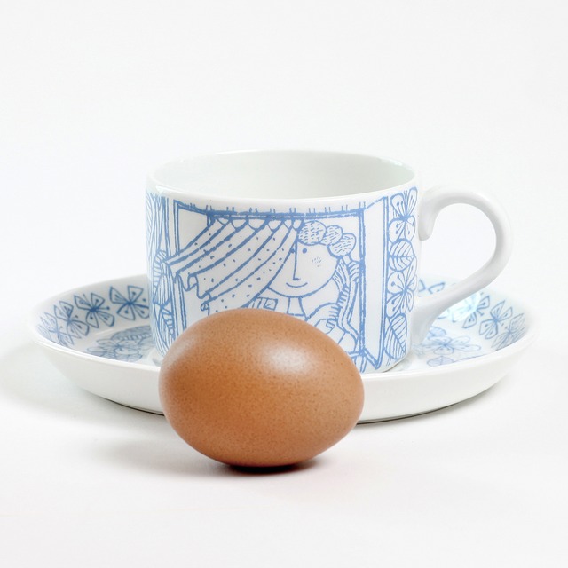 Gustavsberg グスタフスベリ BORO ボロ ティーカップ＆ソーサー - 8 北欧ヴィンテージ